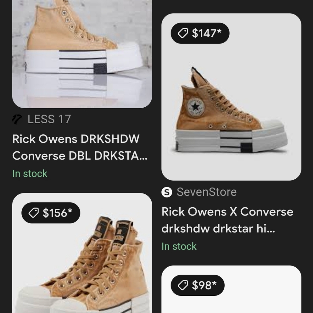Rick Owens Converse - Picture 7 of 8